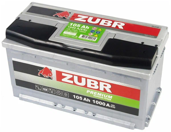 Купить грузовой аккумулятор аккумулятор zubr premium 1000a, r+ 6ст-105 о.п. (353*175*190) старт.ток